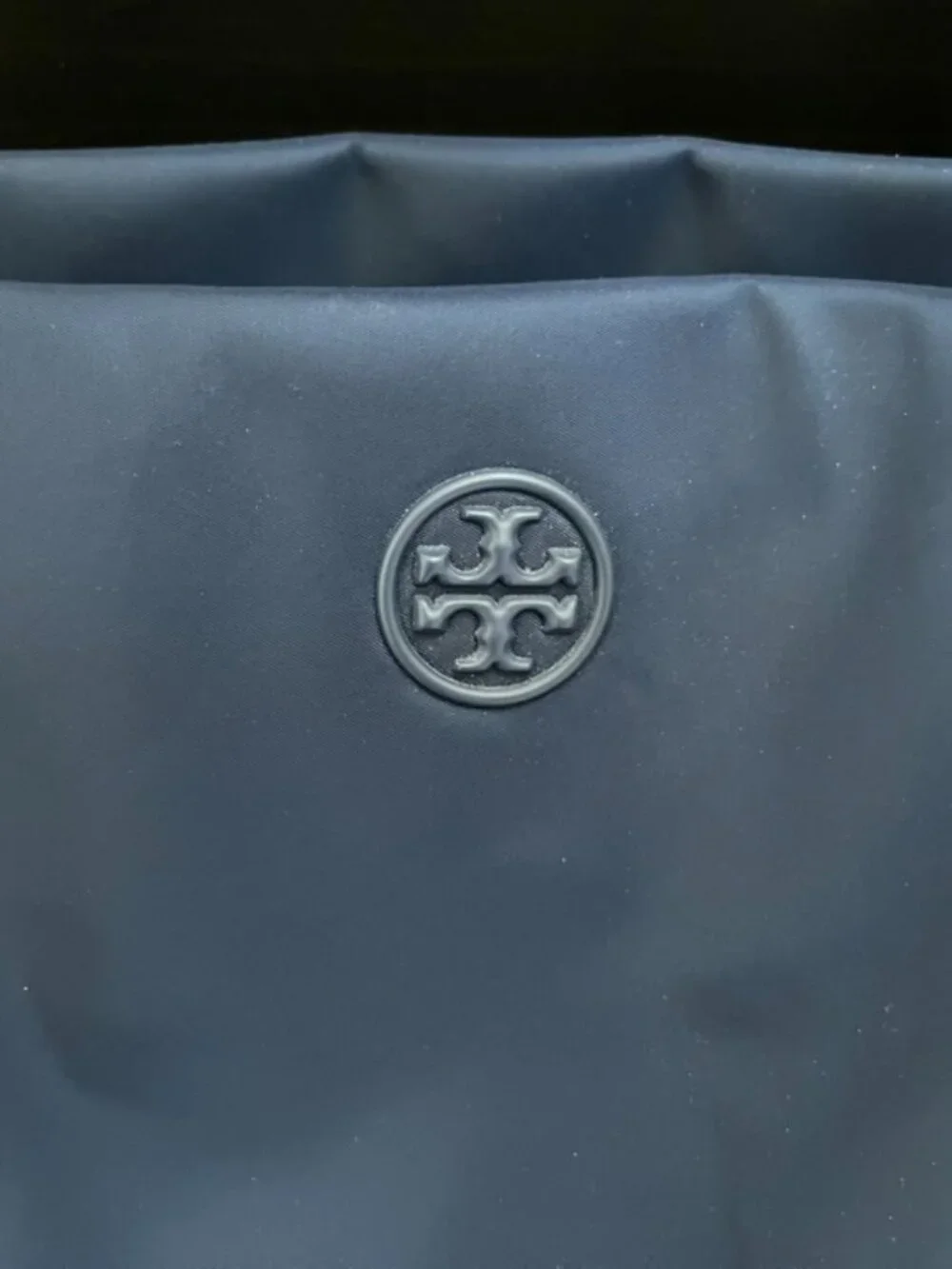 Tory Burch Perry Nylon Oversized Tote Travel Bag Royal Navy